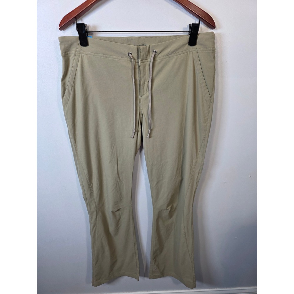 Columbia NEW Anytime Outdoor Boot Cut Pants Tan Omni-Shield Khaki Size 12 Reg